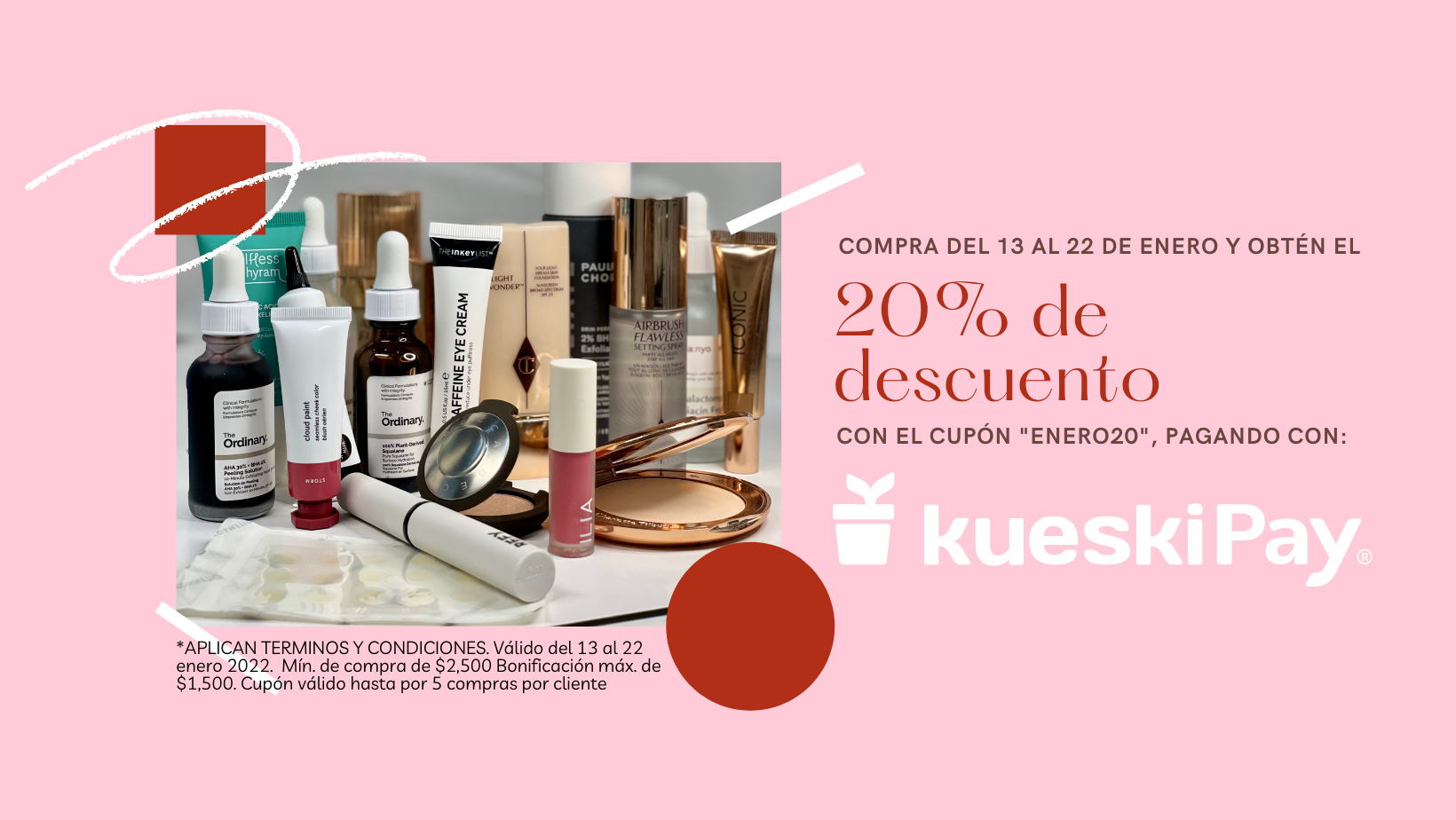 ¡Obtén 20% de descuento pagando con Kueski Pay!