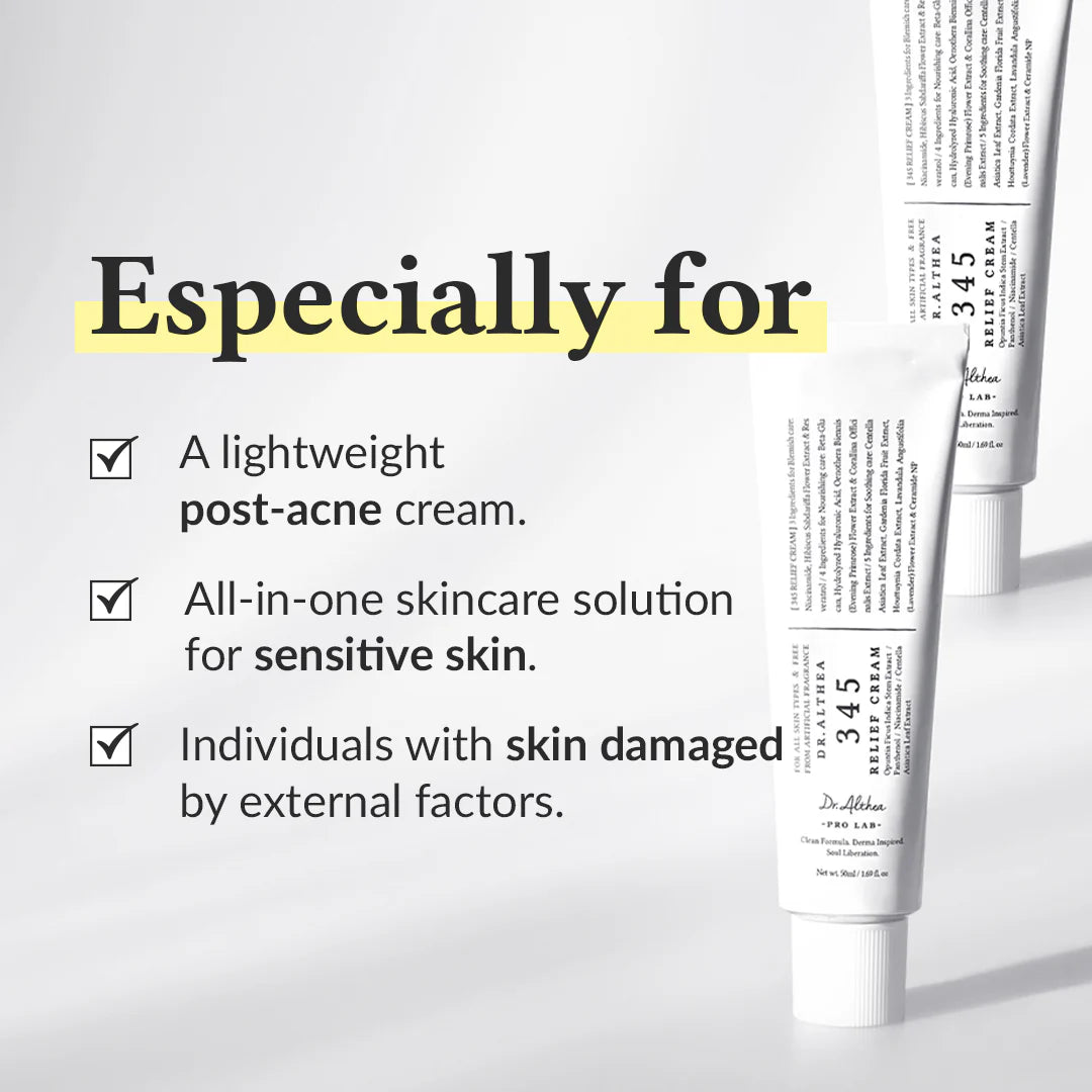 345 Relief Cream - DR.ALTHEA / Crema rica en nutrientes calmante