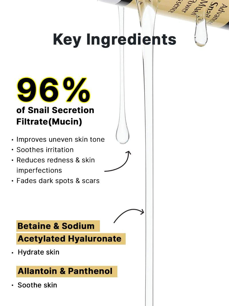 Advanced Snail 96 Mucin Power Essence 100mL - COSRX / Esencia hidratante para el rostro