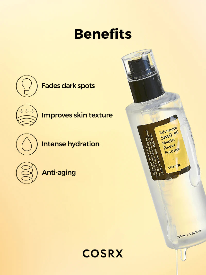 Advanced Snail 96 Mucin Power Essence 100mL - COSRX / Esencia hidratante para el rostro