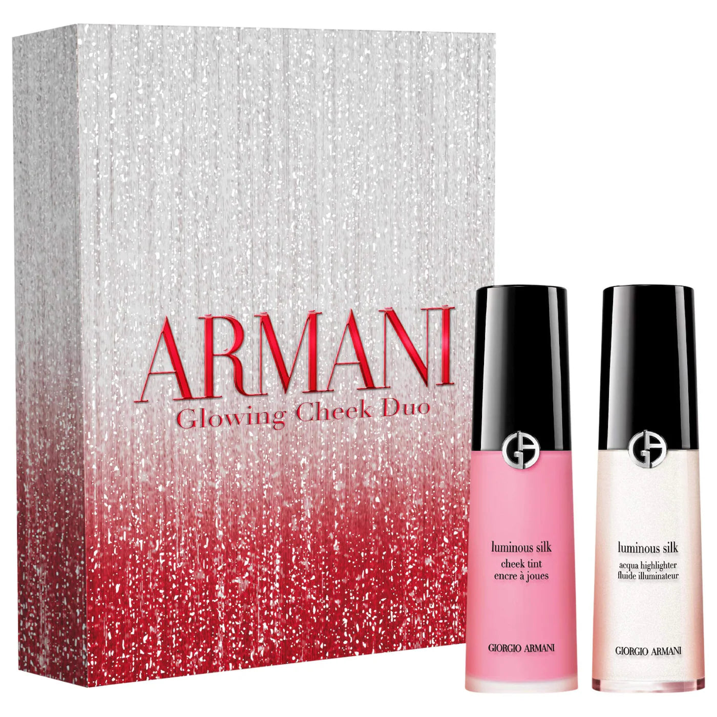 Armani Beauty Glowing Cheek Liquid Blush & Highlighter Gift Set - Armani Beauty / Set 2 piezas Rubor e Iluminador liquido