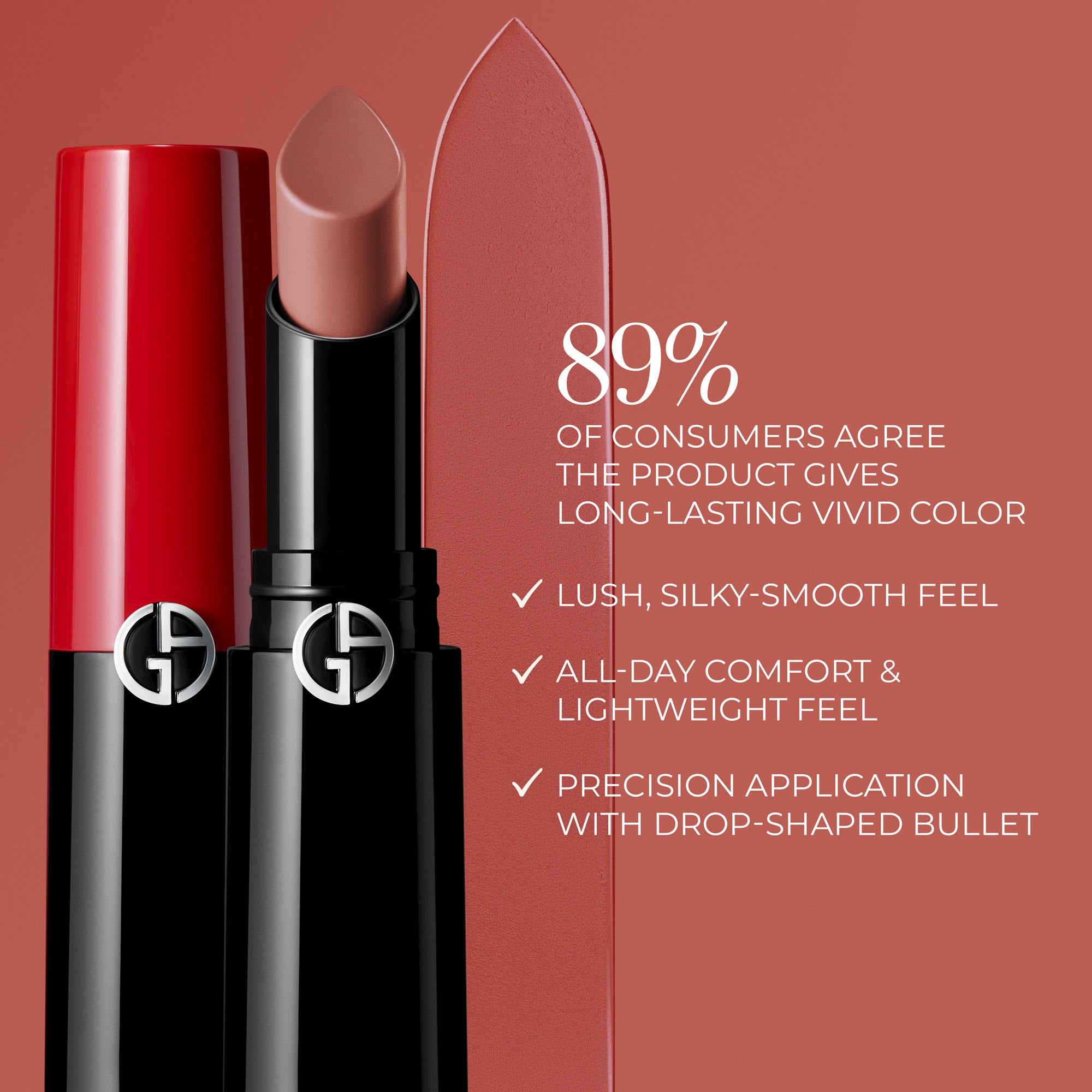 *PREORDEN: Lip Power Long Lasting Lipstick- Armani Beauty / Labial de larga duración