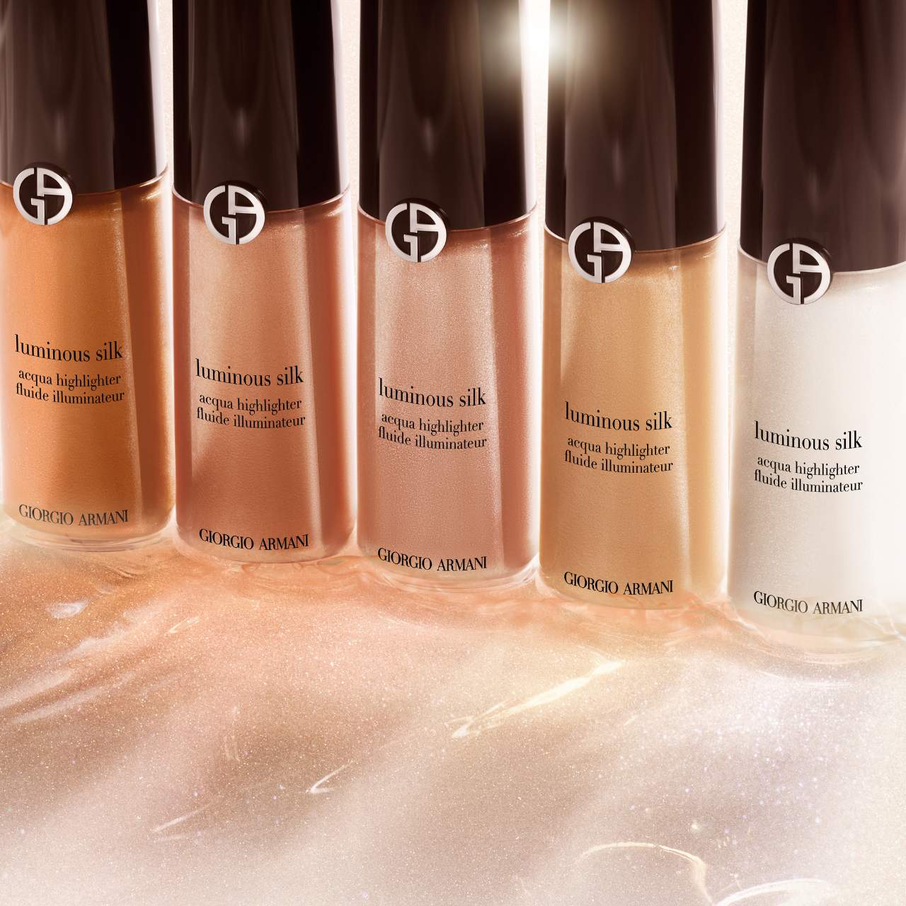 *PREORDEN: Luminous Silk Acqua Highlighter -Armani Beauty / Iluminador liquido duradero