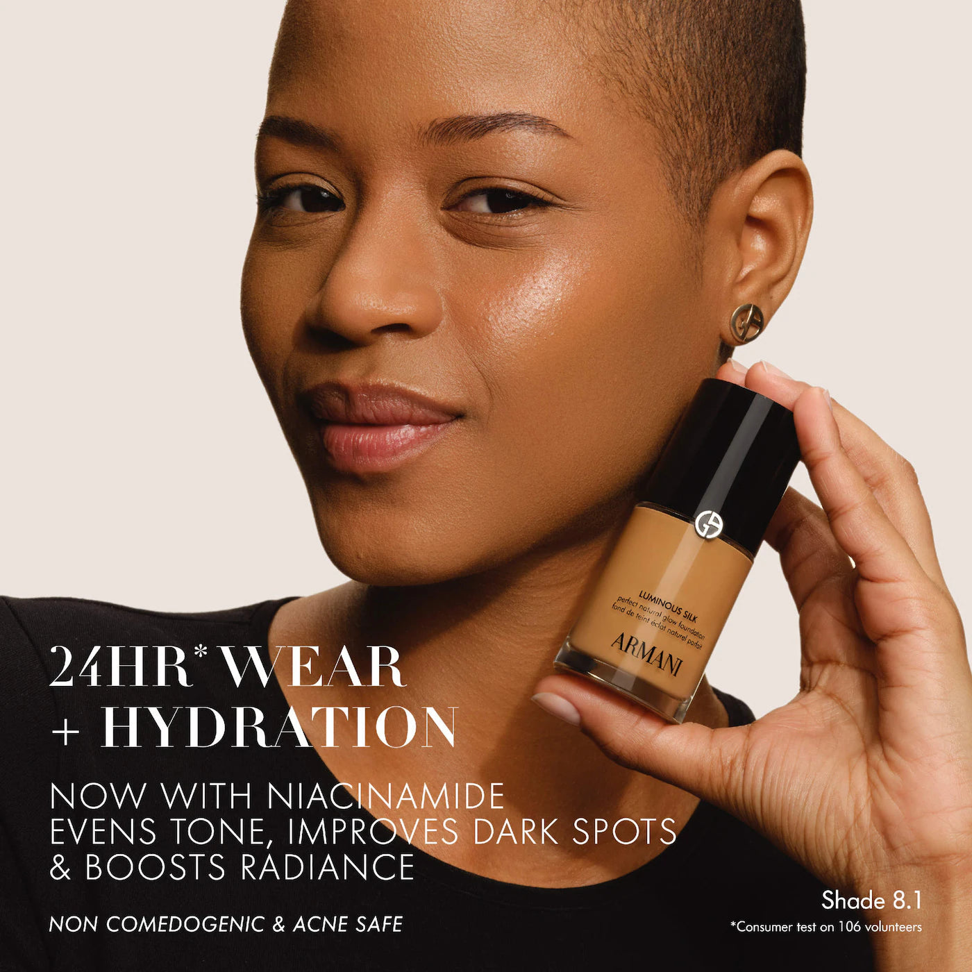 *PREORDEN: Luminous Silk Natural Glow Blurring Liquid Foundation with 24 Hour Wear - Armani Beauty / Base con acabado luminoso