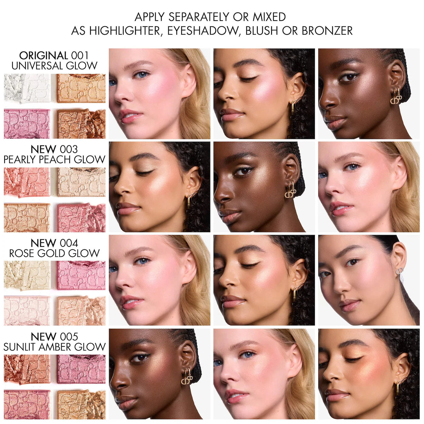 *PREORDEN: BACKSTAGE Glow Face Palette - Dior / Paleta de rostro con iluminadores