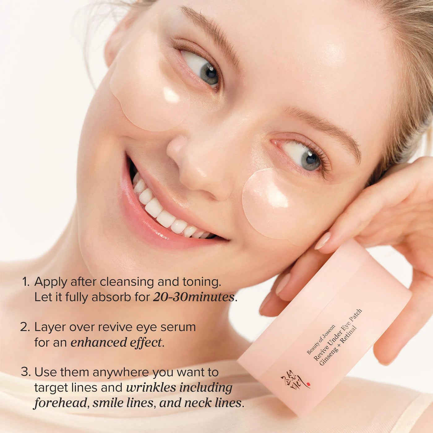 *PREORDEN: Revive Under Eye Patches for Wrinkles - Beauty of Joseon / Parches refrescantes para ojos