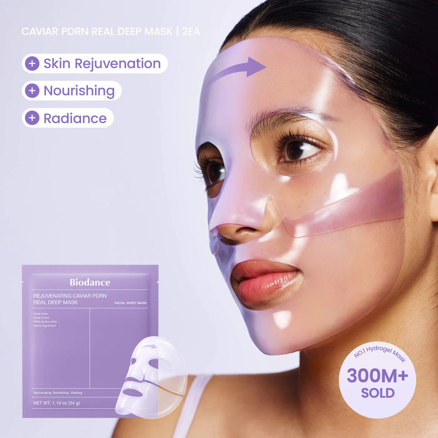 *PREORDEN: Collagen & PDRN Hydrogel Bounce Set - Biodance / Set de skincare
