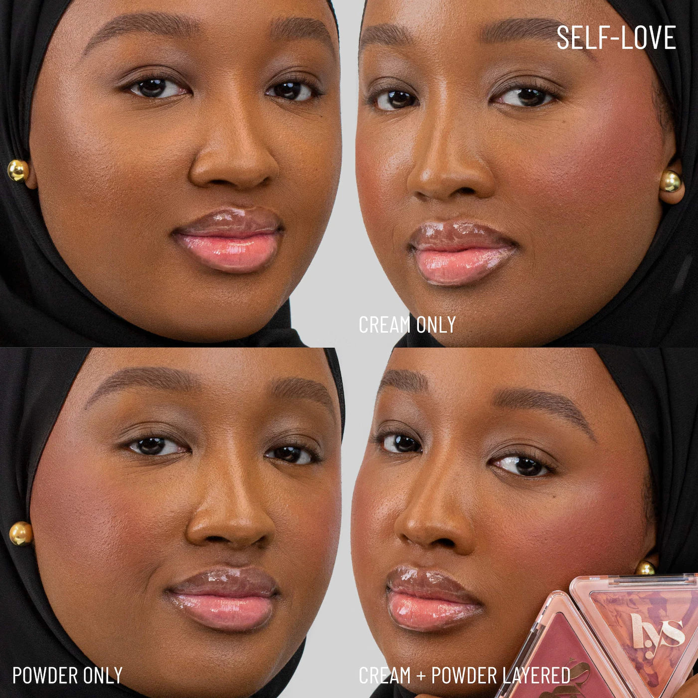 *PREORDEN: Higher Standard Cream and Powder Multidimensional Longwear Blush Duo - LYS Beauty / Duo rubor en crema y polvo