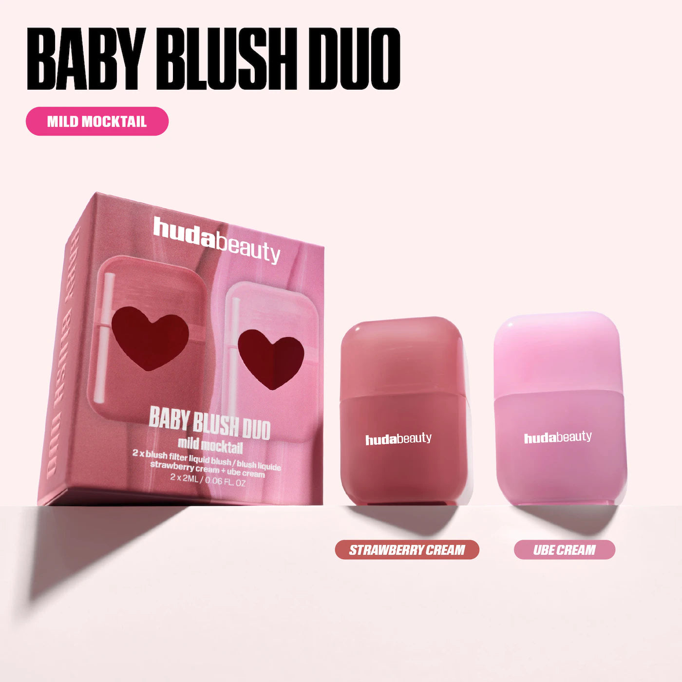 *PREORDEN: Mini Blush Mocktail Duos - HUDA BEAUTY / Set de mini blush