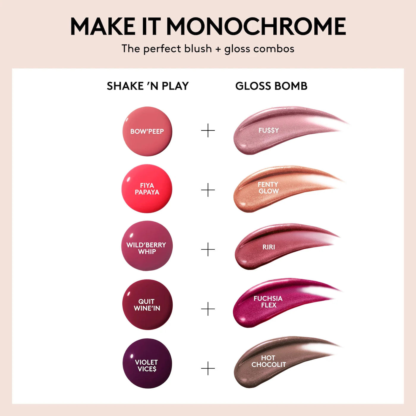 *PREORDEN: Shake N' Play Liquid Blush - Fenty Beauty by Rihanna / Rubor liquido
