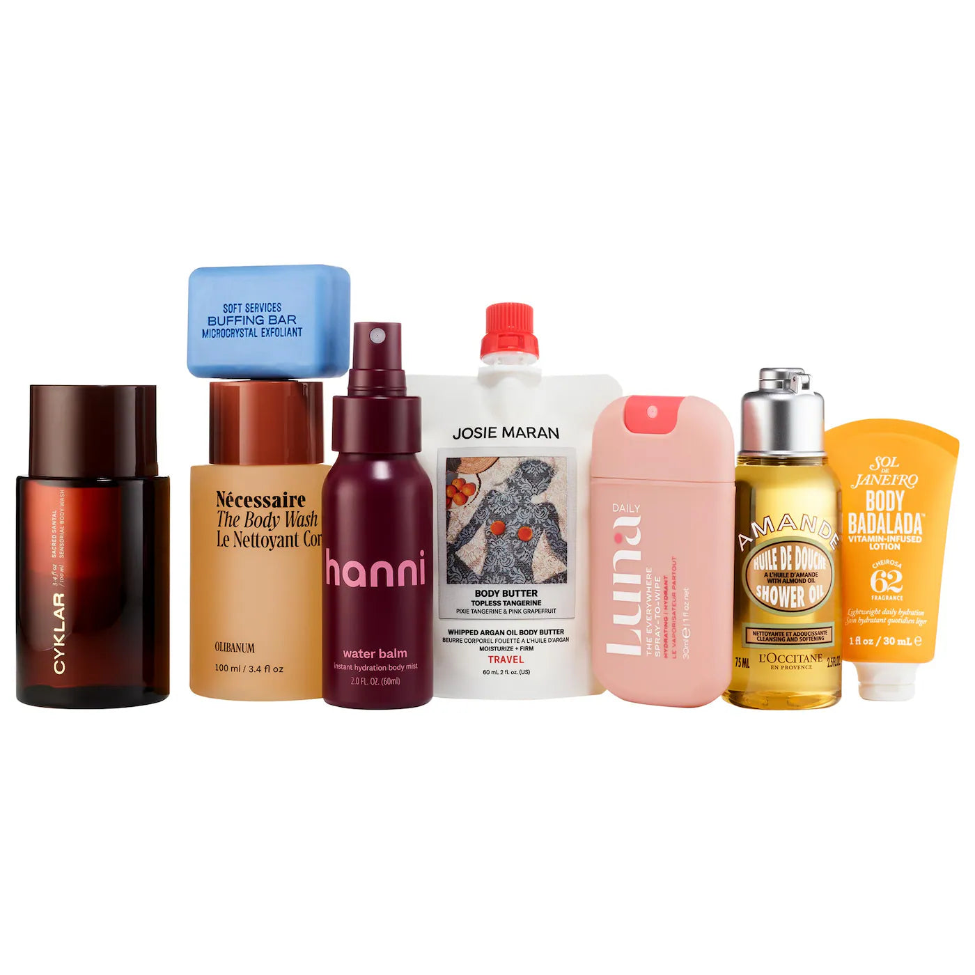 *PREORDEN: Body Care Must-Haves Set / Set de 8 piezas para el cuidado corporal