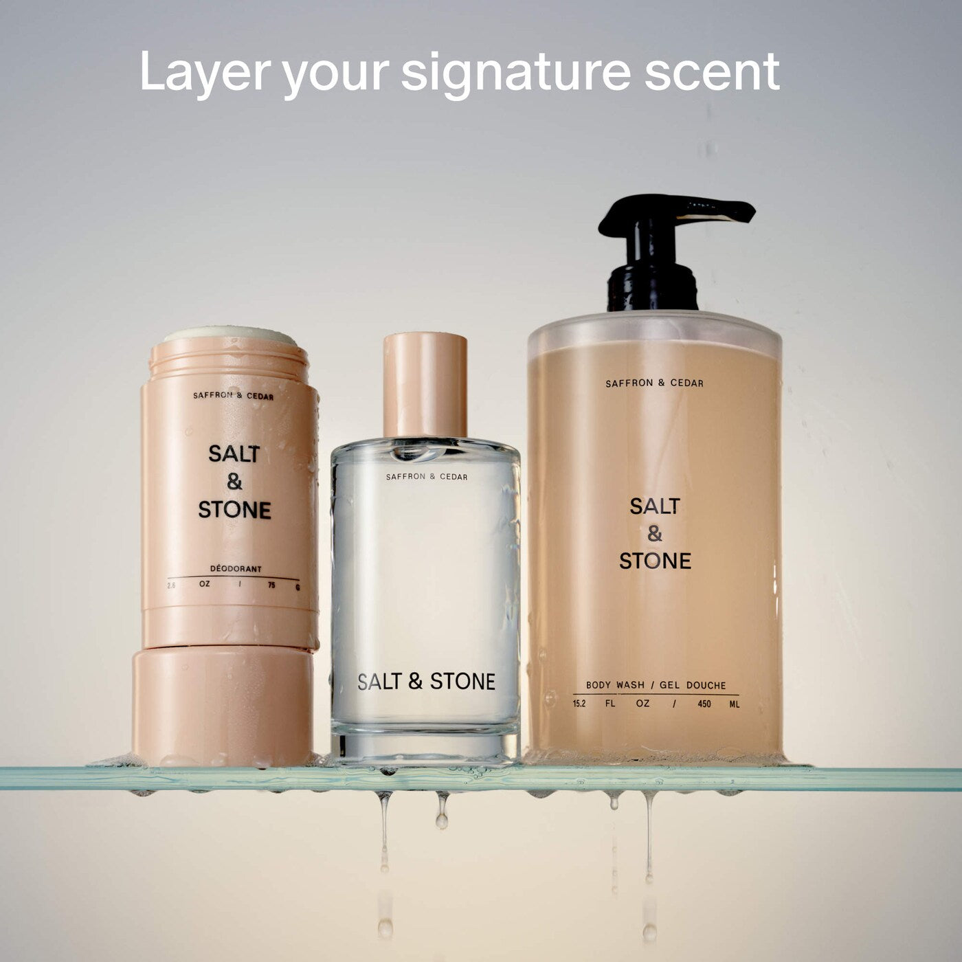 *PREORDEN: Saffron & Cedar Body and Hair Fragrance Mist - Salt & Stone / Perfume para cuerpo y cabello