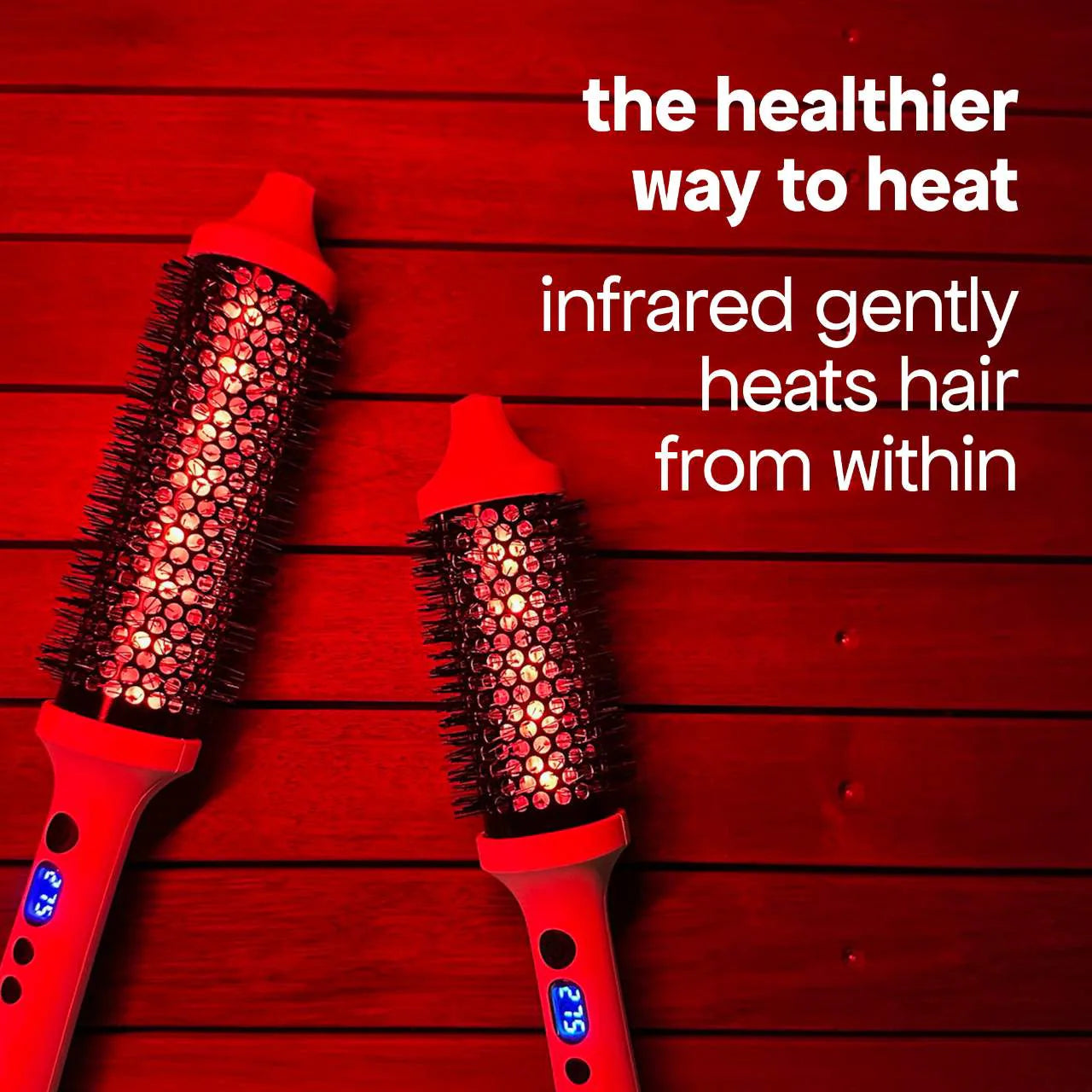 *PREORDEN: Infrared Heated Thermal Long Barrel Hot Round Brush - BondiBoost / Cepillo térmico