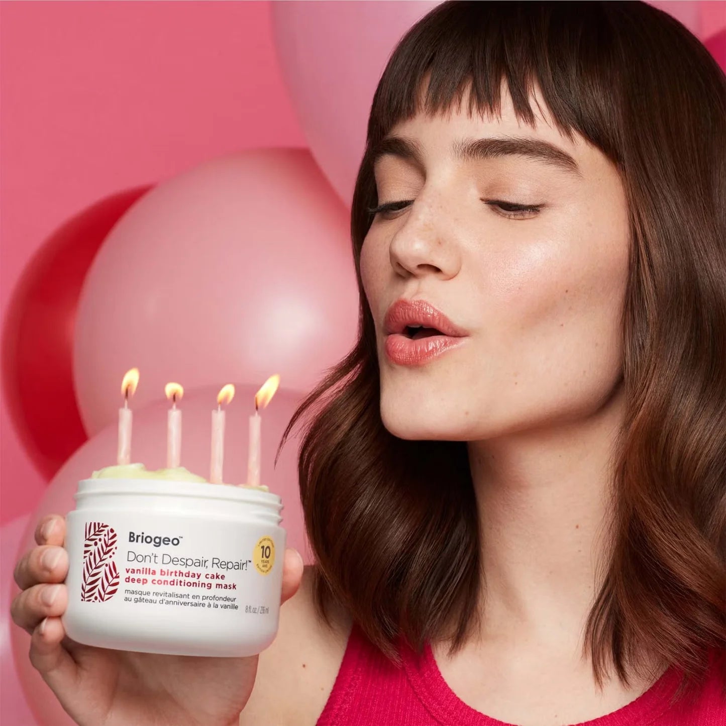 Don't Despair, Repair! Deep Conditioning Hair Mask in Vanilla Birthday Cake Scent - Briogeo / Máscarilla acondicionadora profunda