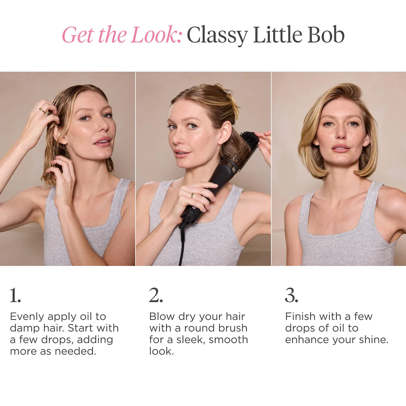 Style + Treat™ 4-in-1 Smoothing, Weightless Hair Oil for Fine to Medium Hair - Briogeo / Aceite protector e hidratante de cabello