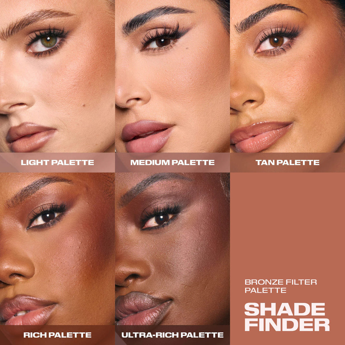 *PREORDEN: Bronze Filter Bronzer and Contour Palette - HUDA BEAUTY / Paleta para el rostro