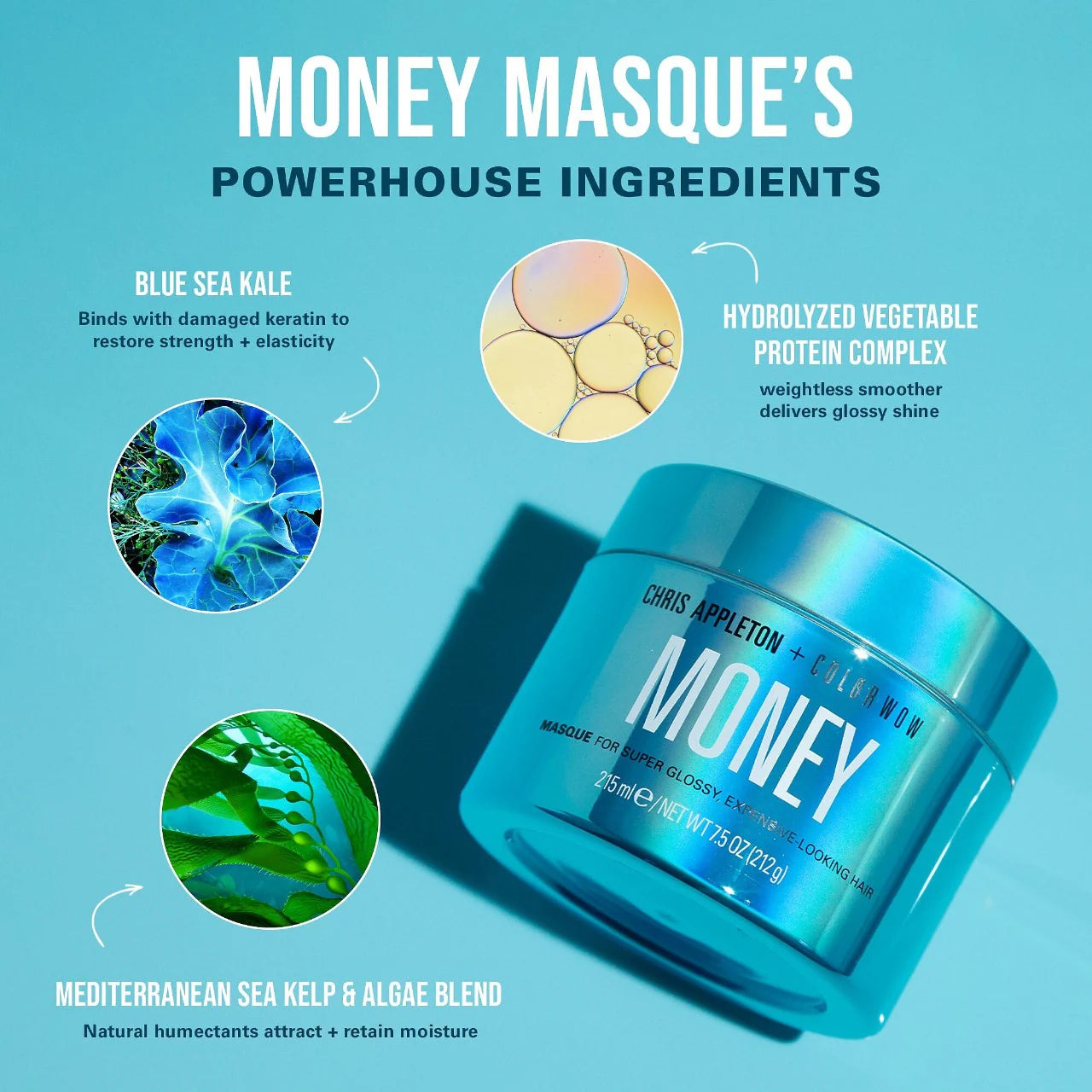 Money Mask Deep Hydrating & Strengthening Hair Treatment - COLOR WOW / Mascarilla para el cabello hidratante y fortalecedora