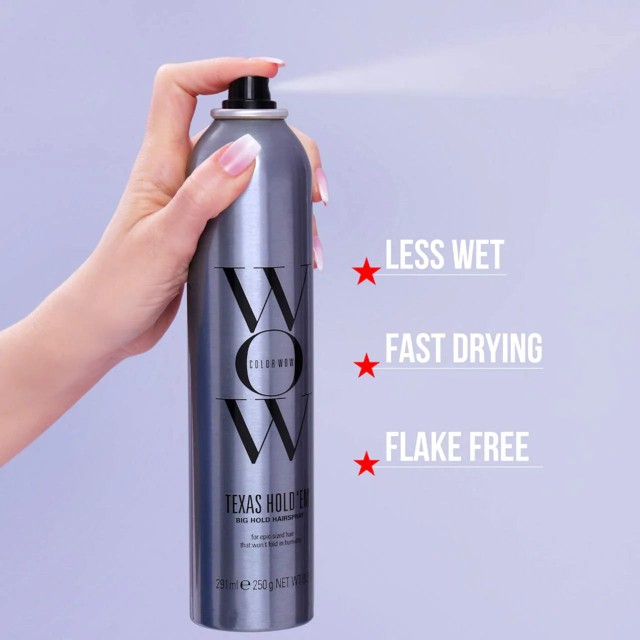 Texas Hold 'Em Big Hold Hairspray - COLOR WOW / Spray para fijación fuerte