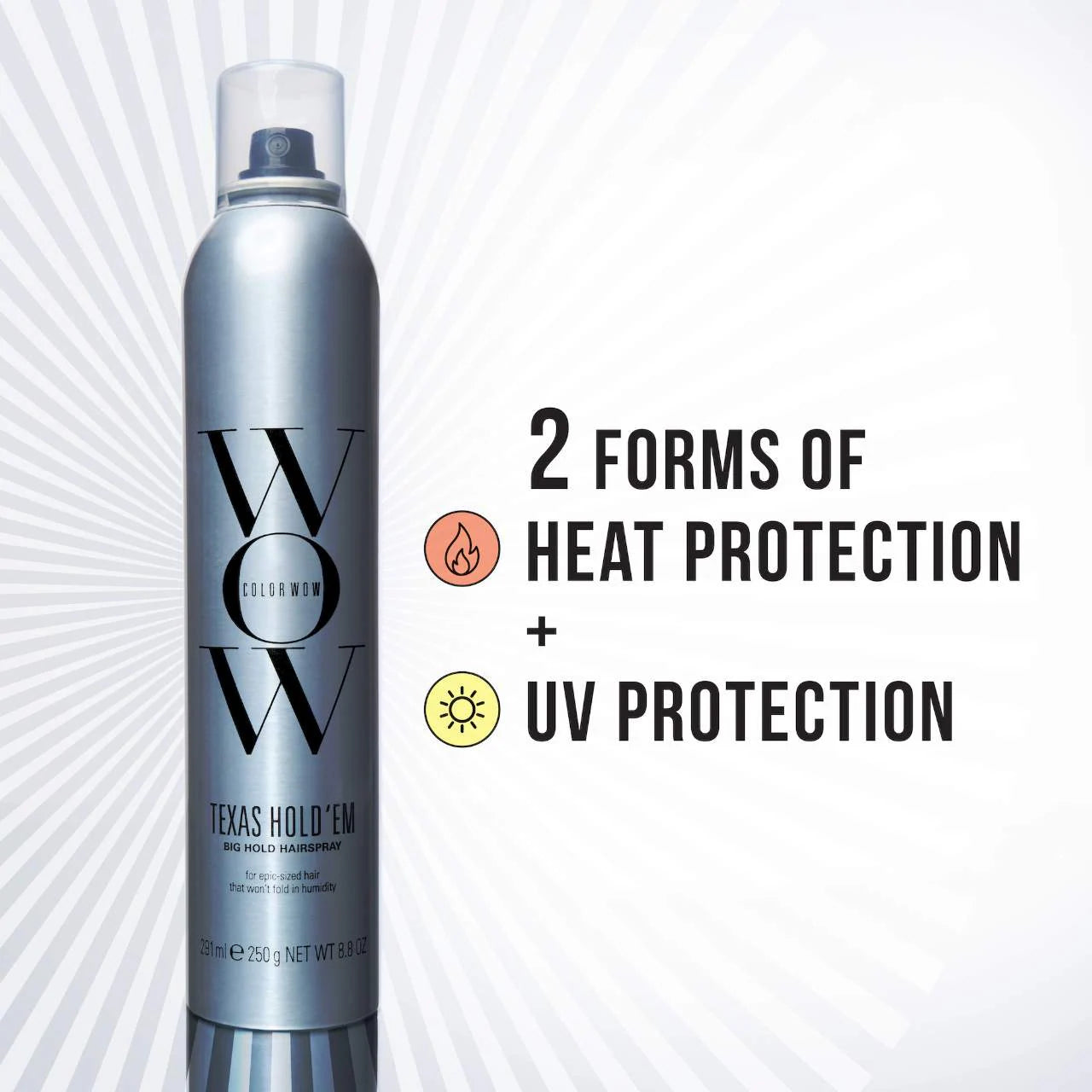 Texas Hold 'Em Big Hold Hairspray - COLOR WOW / Spray para fijación fuerte