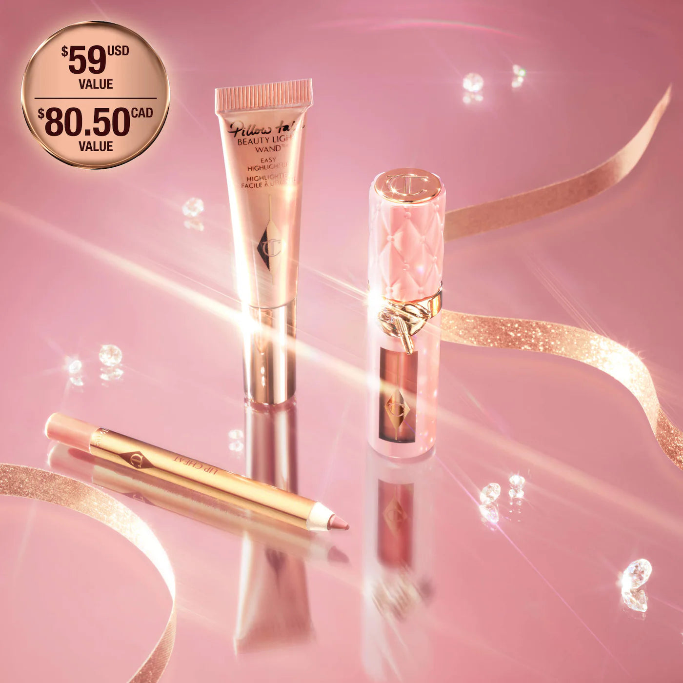 *PREORDEN: Lip and Cheek Trio Makeup Gift Set - Charlotte Tilbury / Set de labios + mejillas