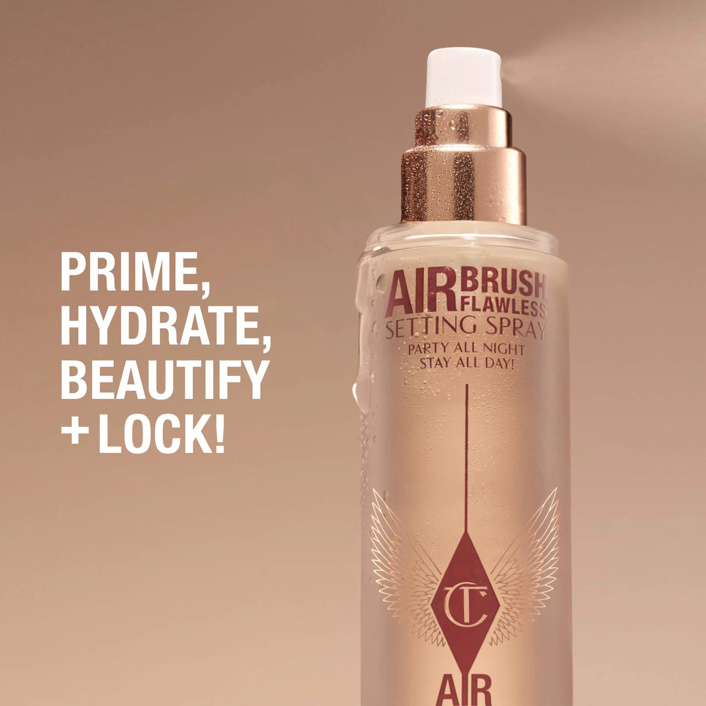 *PREORDEN: Mini Airbrush Flawless Setting Spray Duo Gift Set - Charlotte Tilbury / Set 2 pzas fijador de maquillaje