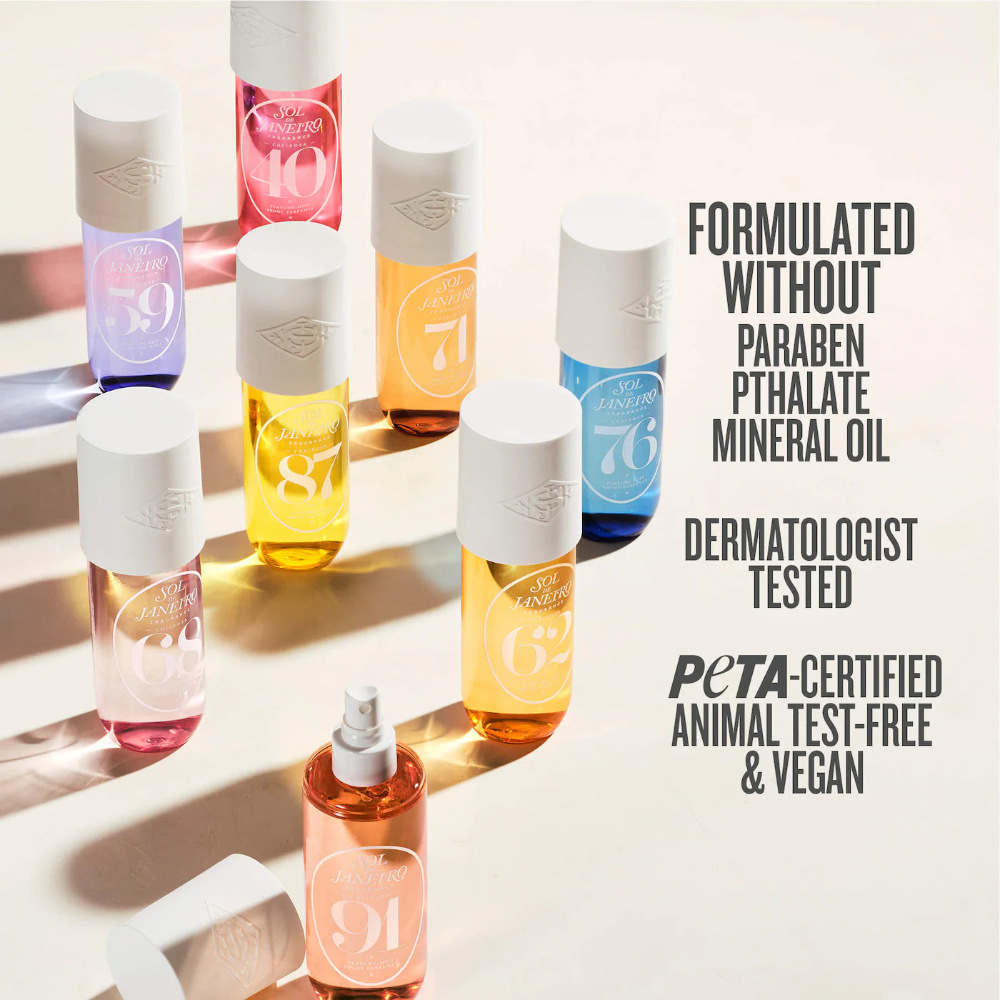 Cheirosa 91 Rosa Charmosa Body & Hair Perfume Mist - Sol de Janeiro / Fragancia corporal