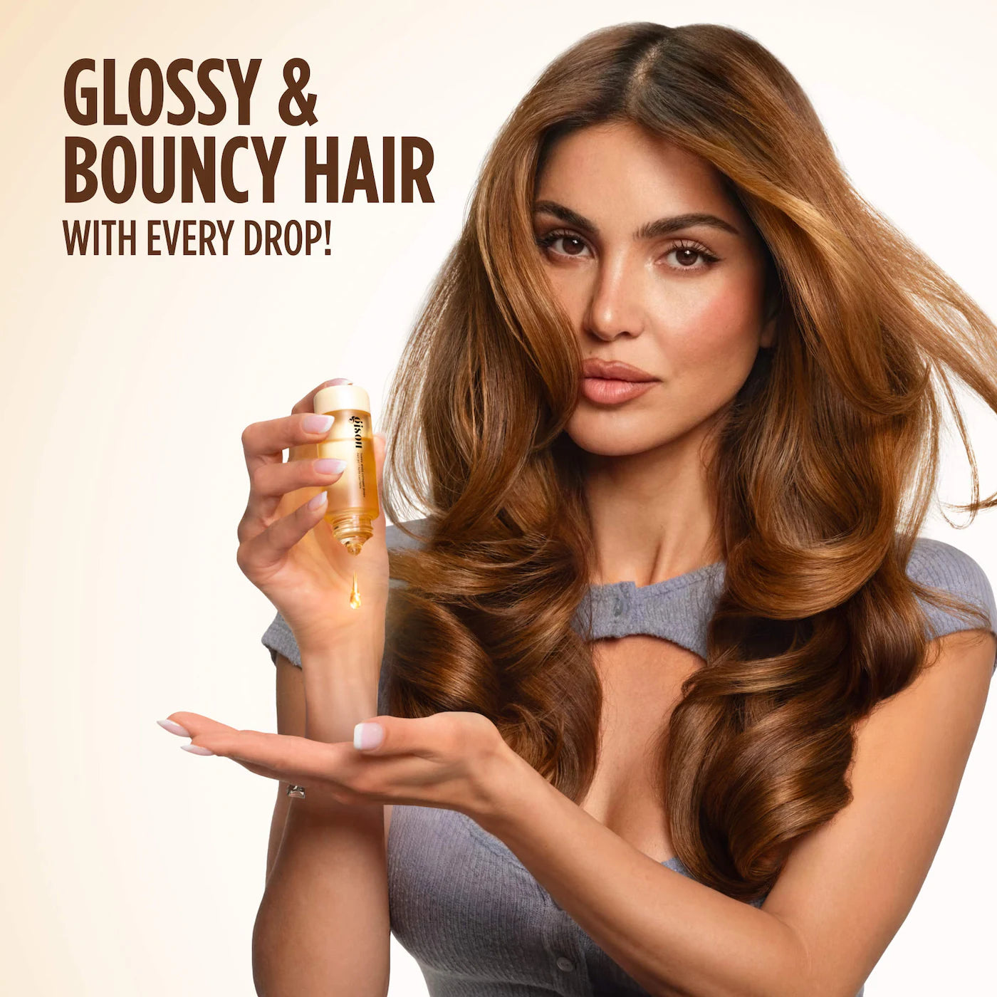 *PREORDEN: Honey Gloss Collagen Drops Hair Oil for Fine to Medium Hair - Gisou / Aceite para el cabello con colágeno