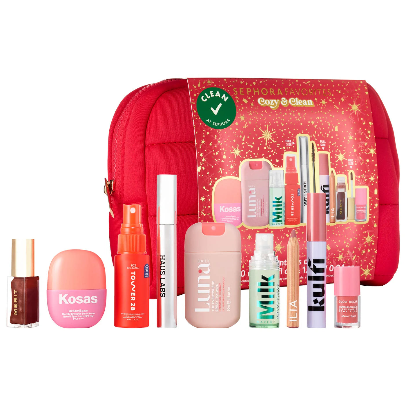 *PREORDEN: Cozy & Clean Makeup Value Set - Sephora Favorites / Set de 9 pzas maquillaje y cuidado de la piel
