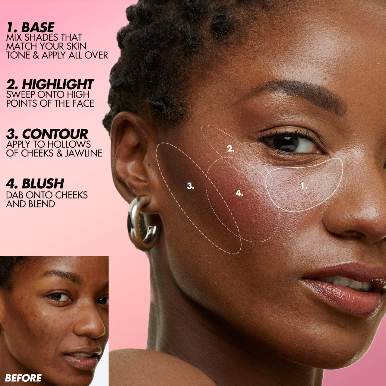 *PREORDEN: HD Skin Face Essentials Long-Lasting Full Face Cream Palette - MAKE UP FOR EVER / Paleta de sombras en crema