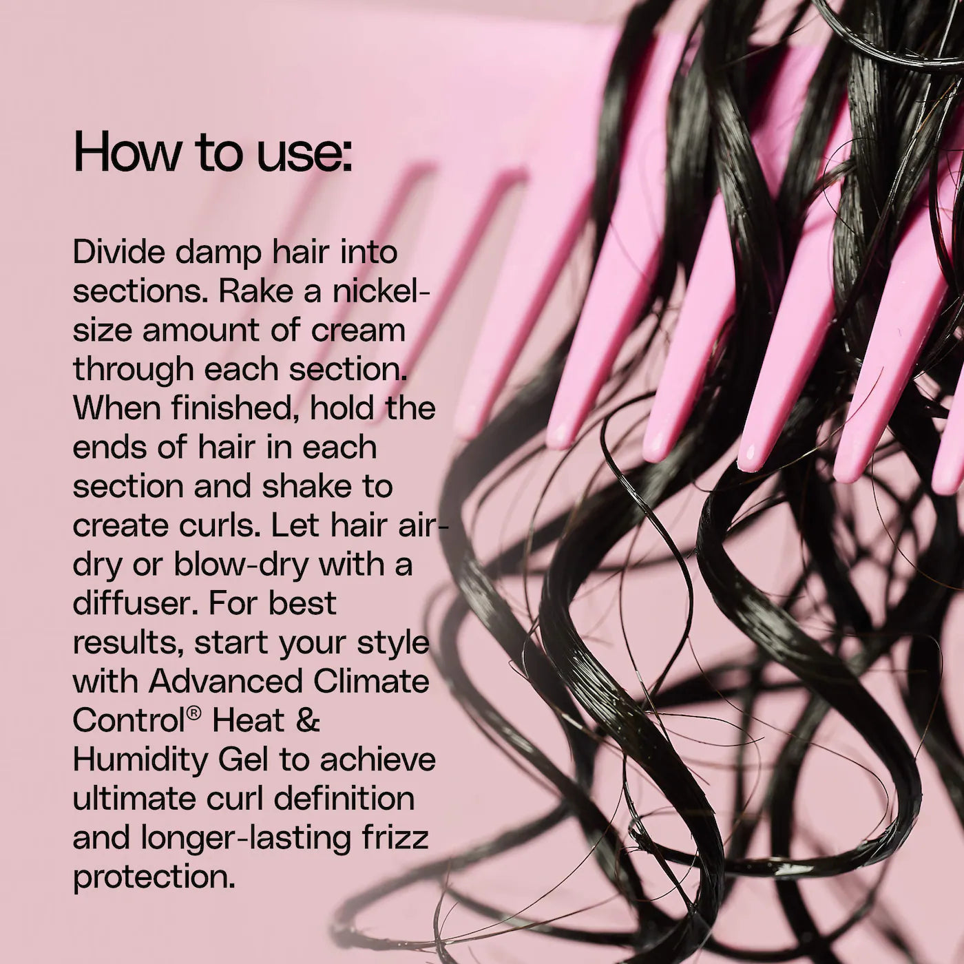 Mini Advanced Climate Control Anti-Frizz Featherlight Styling Cream for Curly Hair 60ml - Ouidad / Crema para peinar antifrizz para cabello rizado