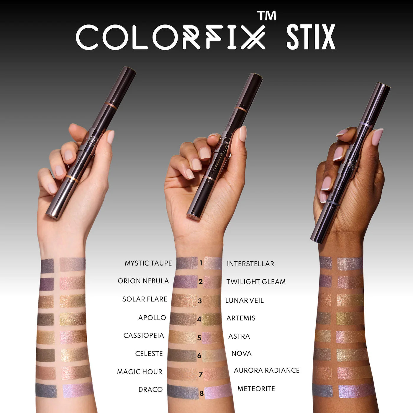 *PREORDEN: Colorfix Stix - Multi-Use Pearl Pigment Stick for Eye, Cheek & Lip - Danessa Myricks Beauty / Sombra en crema