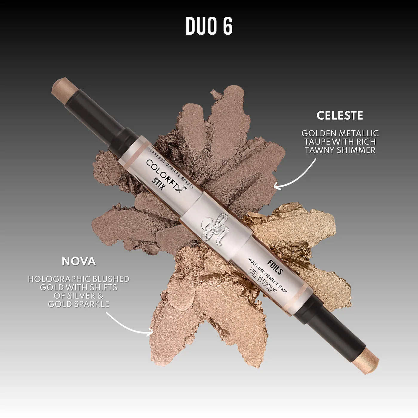 *PREORDEN: Colorfix Stix - Multi-Use Pearl Pigment Stick for Eye, Cheek & Lip - Danessa Myricks Beauty / Sombra en crema