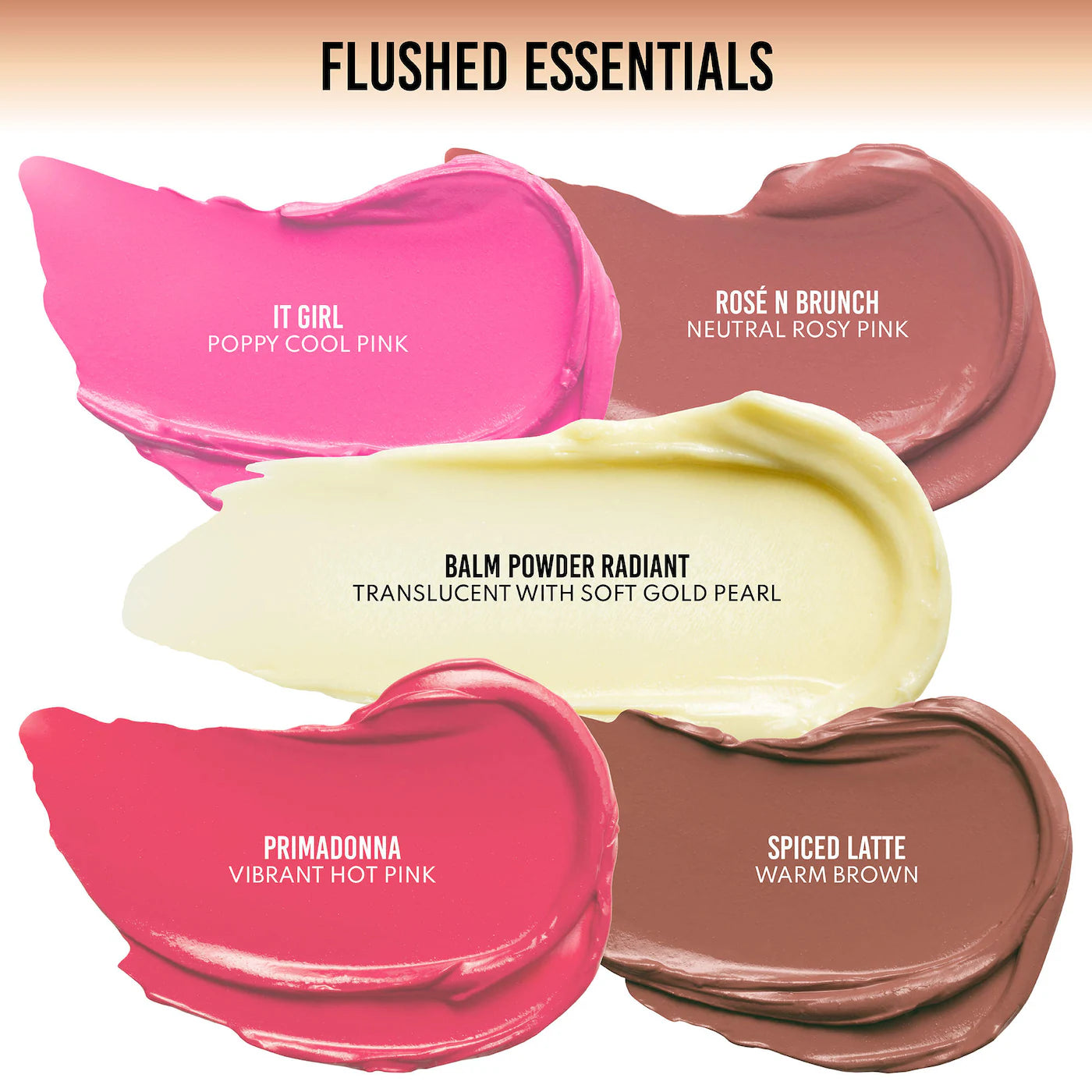 *PREORDEN: Mini Yummy Skin Flushed Essentials: Face & Lip Makeup Gift Set - Danessa Myricks Beauty / Set 5 pzas rostro + mejillas