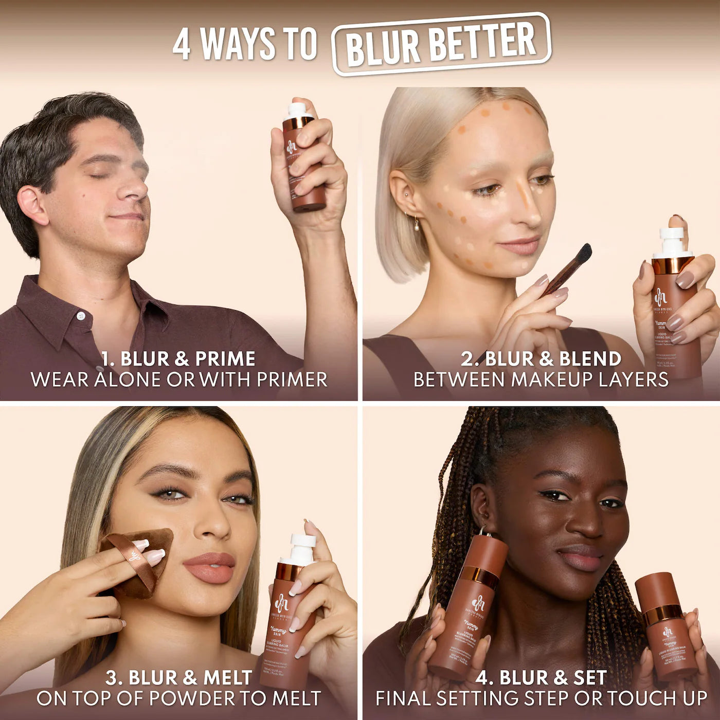 *PREORDEN: Yummy Skin Liquid Blurring Balm Mattifying Setting Spray - Danessa Myricks Beauty / Spray fijador ligero y difuminador