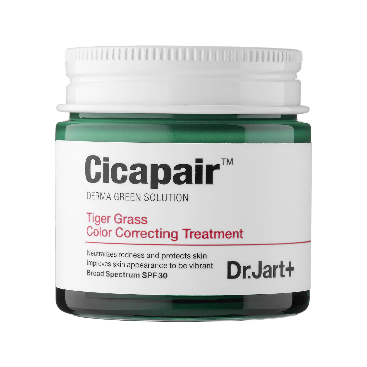 *PREORDEN: Cicapair™50mL Tiger Grass Color Correcting Treatment SPF 30 - Dr.Jart+ / Crema para corregir el enrojecimiento