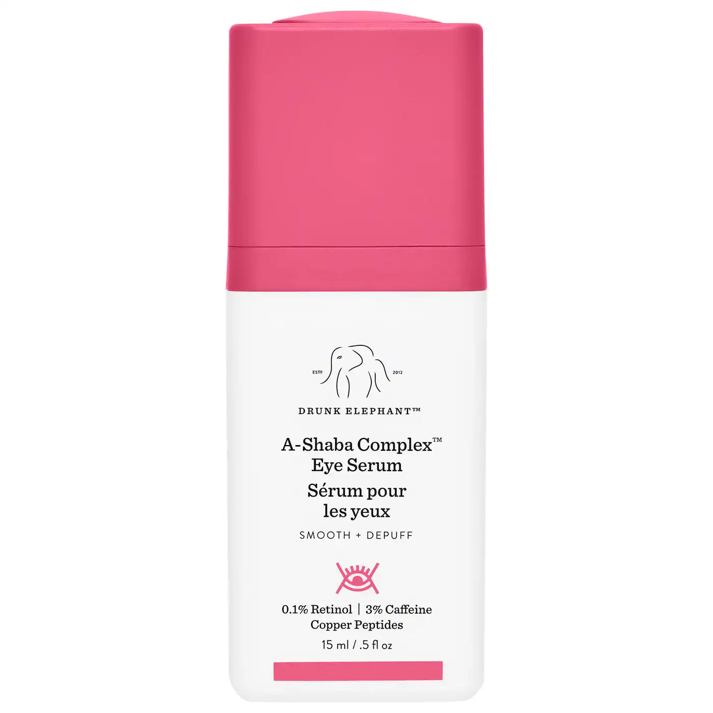 *PREORDEN: A-Shaba Complex Retinol Eye Serum with Caffeine + Copper Peptides - Drunk Elephant / Serum para contorno de ojos para arrugas e hinchazón