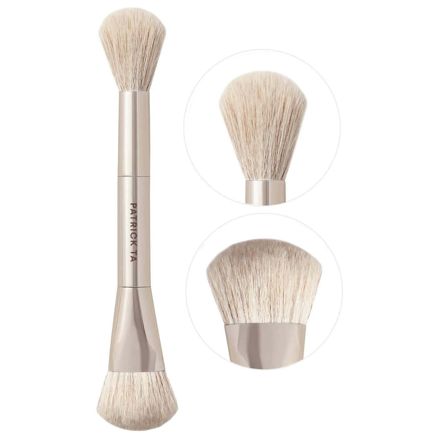 Dual Ended Precision Blush Brush #6 PATRICK TA Brocha de dos punta