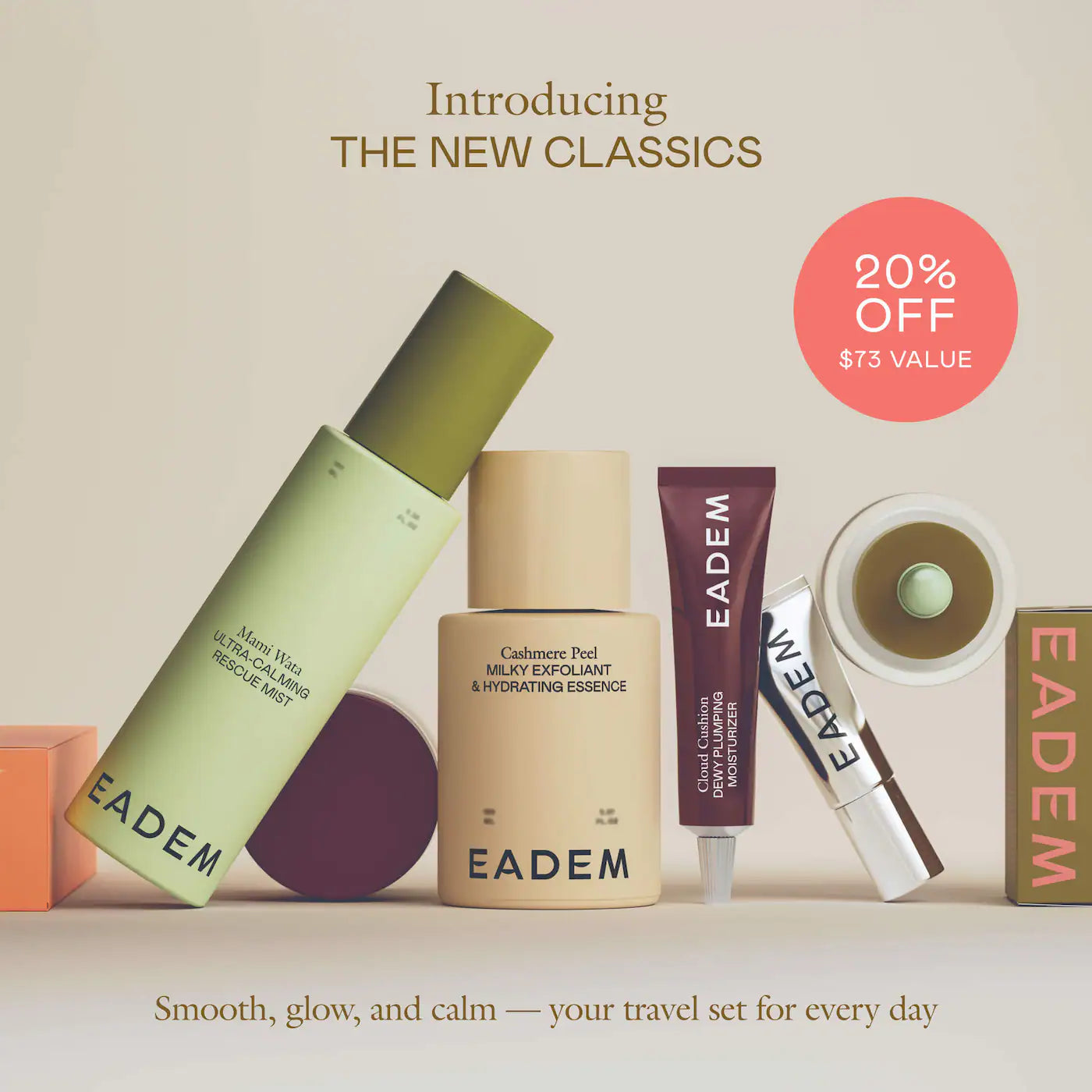 *PREORDEN: The New Classics Mini Everyday Skin + Lip Icons - EADEM / Mini set de esenciales para el rostro