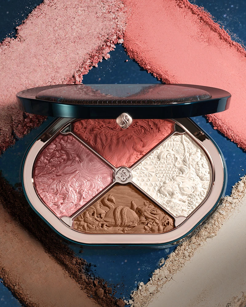 Eastern Beasts Sculpting Makeup Palette / Flowery Makeup Relief Palette - Florasis / Paleta para rostro 4 en 1