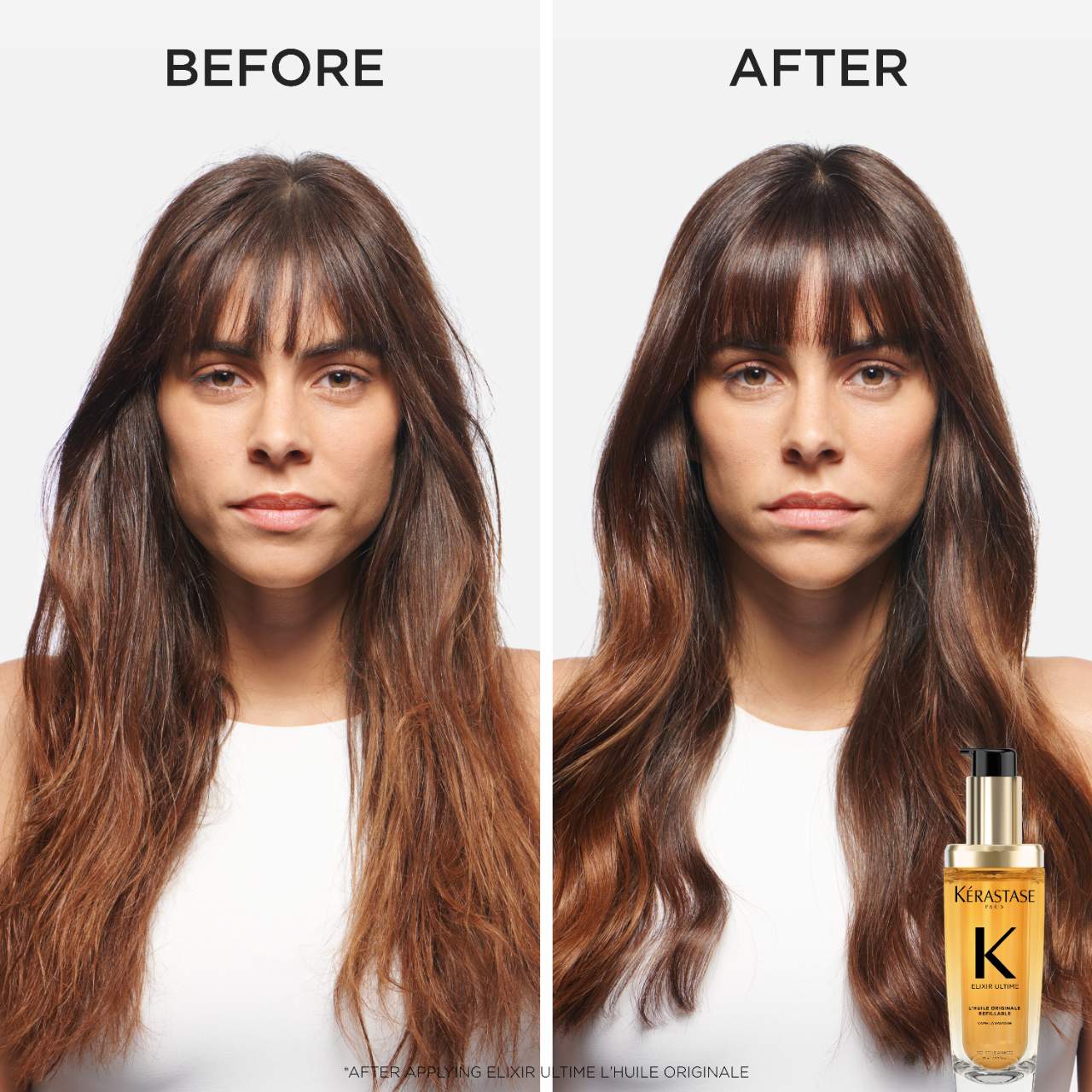 *PREORDEN: Elixir Ultime Refillable Hydrating Hair Oil - Kérastase / Aceite nutritivo para fuerza, hidratación y brillo del cabello