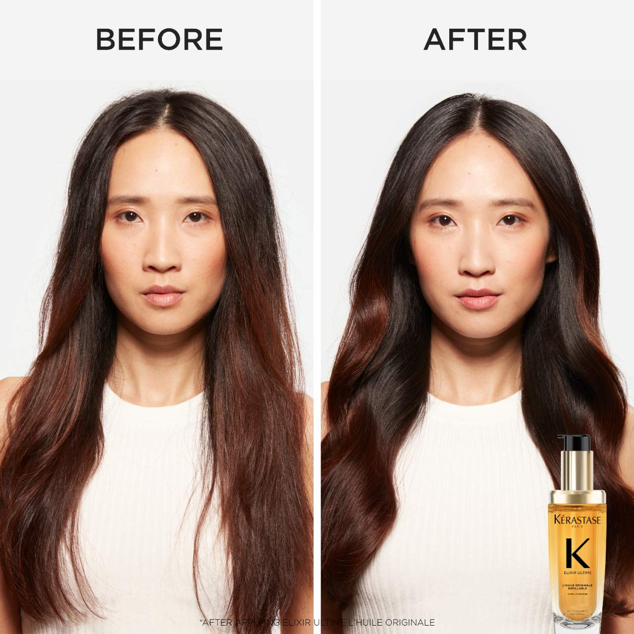 *PREORDEN: Elixir Ultime Refillable Hydrating Hair Oil - Kérastase / Aceite nutritivo para fuerza, hidratación y brillo del cabello