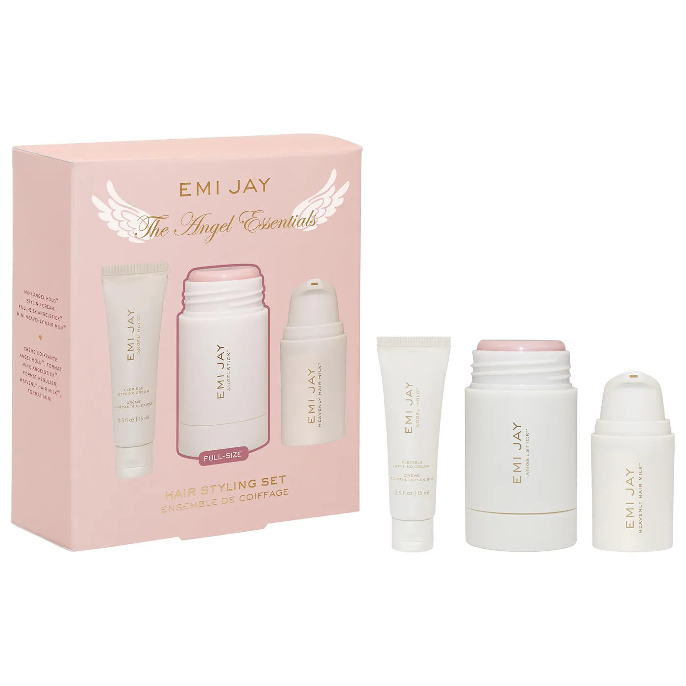 *PREORDEN: Angel Essentials Hair Styling Gift Set - Emi Jay / Set para el cabello 3 piezas