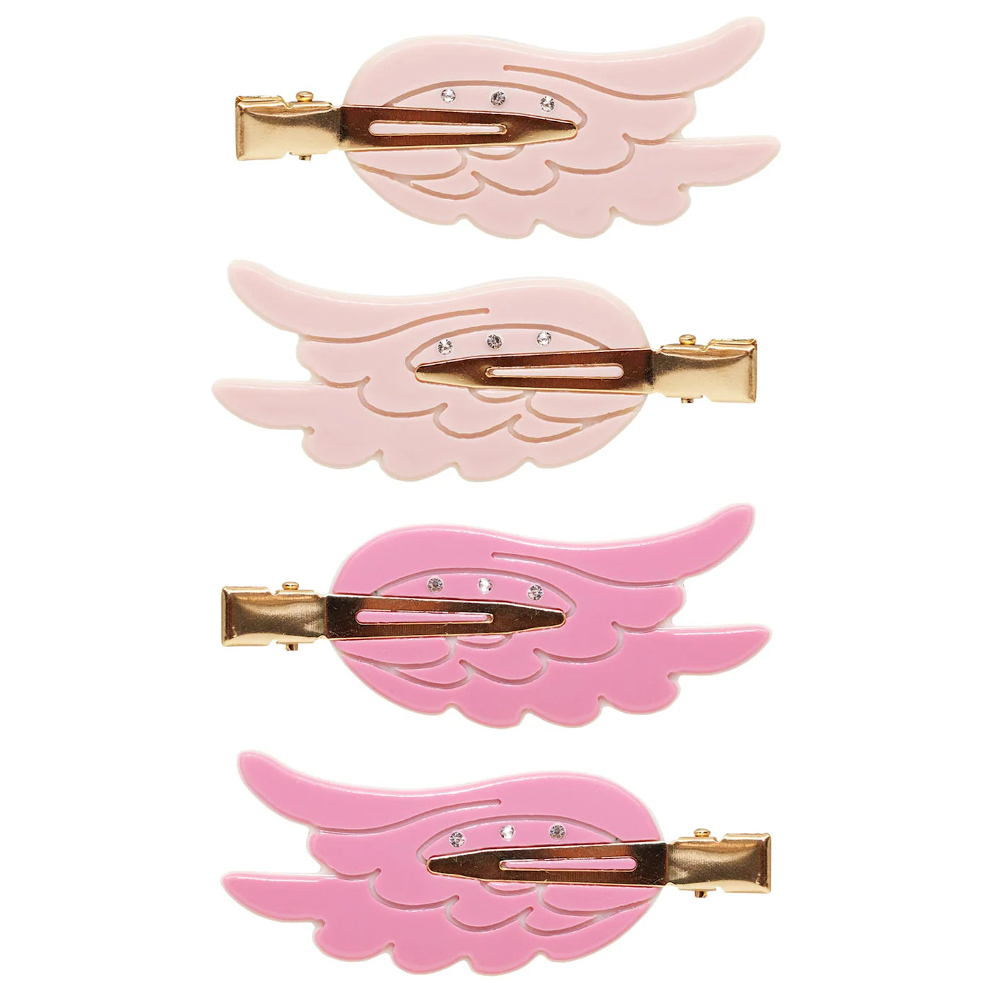 *PREORDEN: Popstar Hair Setting Clips in Pink Aura - Emi Jay / 4 Clips en forma de alas de ángel