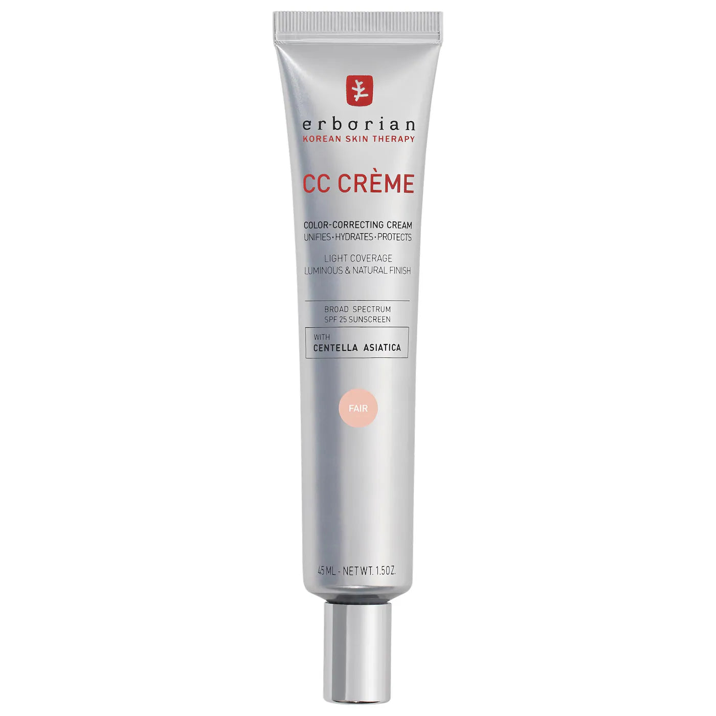 *PREORDEN: CC Cream Color-Corrector for Natural Luminous Finish with Korean Centella Asiatica Extrac - Erborian / Corrector en crema