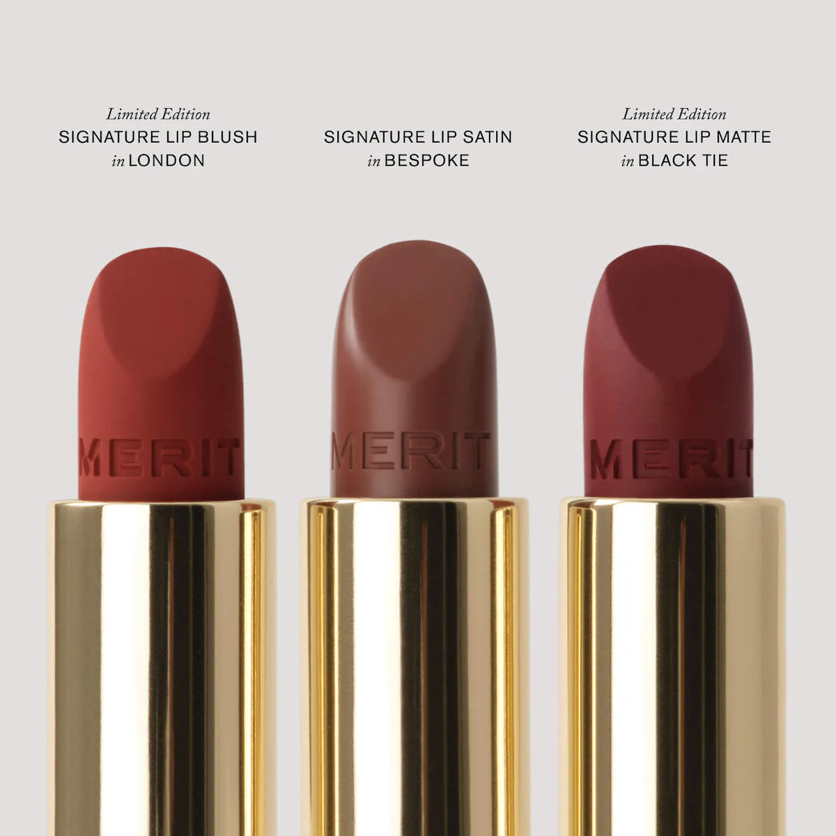 *PREORDEN: MERIT x Erdem Signature Lip Gift Set - MERIT / Set para labios