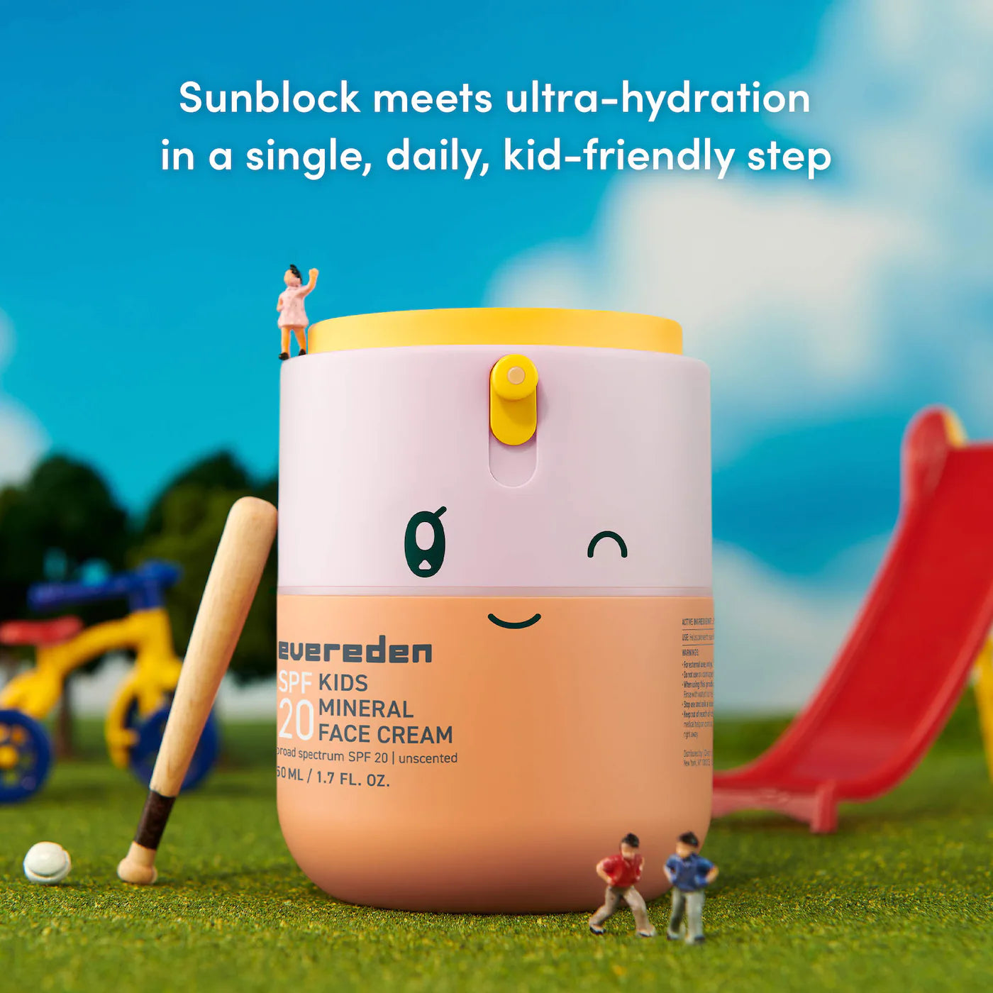 *PREORDEN: Kids 2-in-1 Mineral Face Cream & Sunscreen SPF20 - Evereden / Crema facial con protector solar para niños