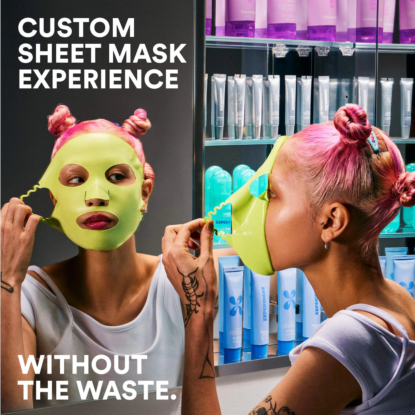 *PREORDEN: Avant Guard Reusable 100% Silicone Sheet Mask - Experiment / Mascarilla de silicona reutilizable
