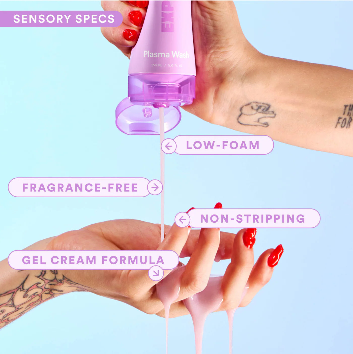 *PREORDEN: Plasma Wash Moisture-Depositing Gel Cream Cleanser with Glycerin 150mL - Experiment / Limpiador facial