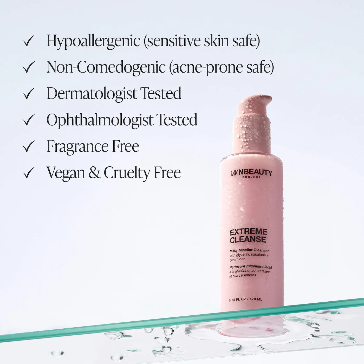 *PREORDEN: Extreme Cleanse Milky Micellar Barrier-Repair Cleanser - INNBEAUTY PROJECT / Limpiador facial