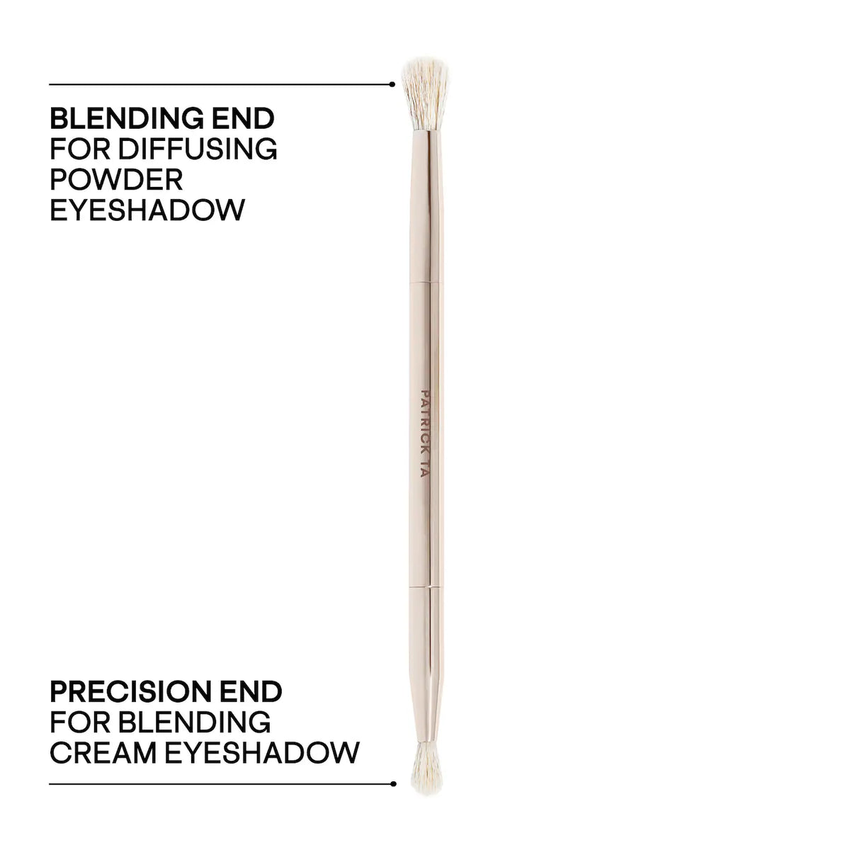Dual Ended Eyeshadow Brush - PATRICK TA / Brocha para sombras